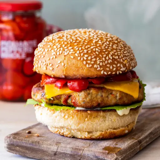 Hot spicy Chicken Burger 